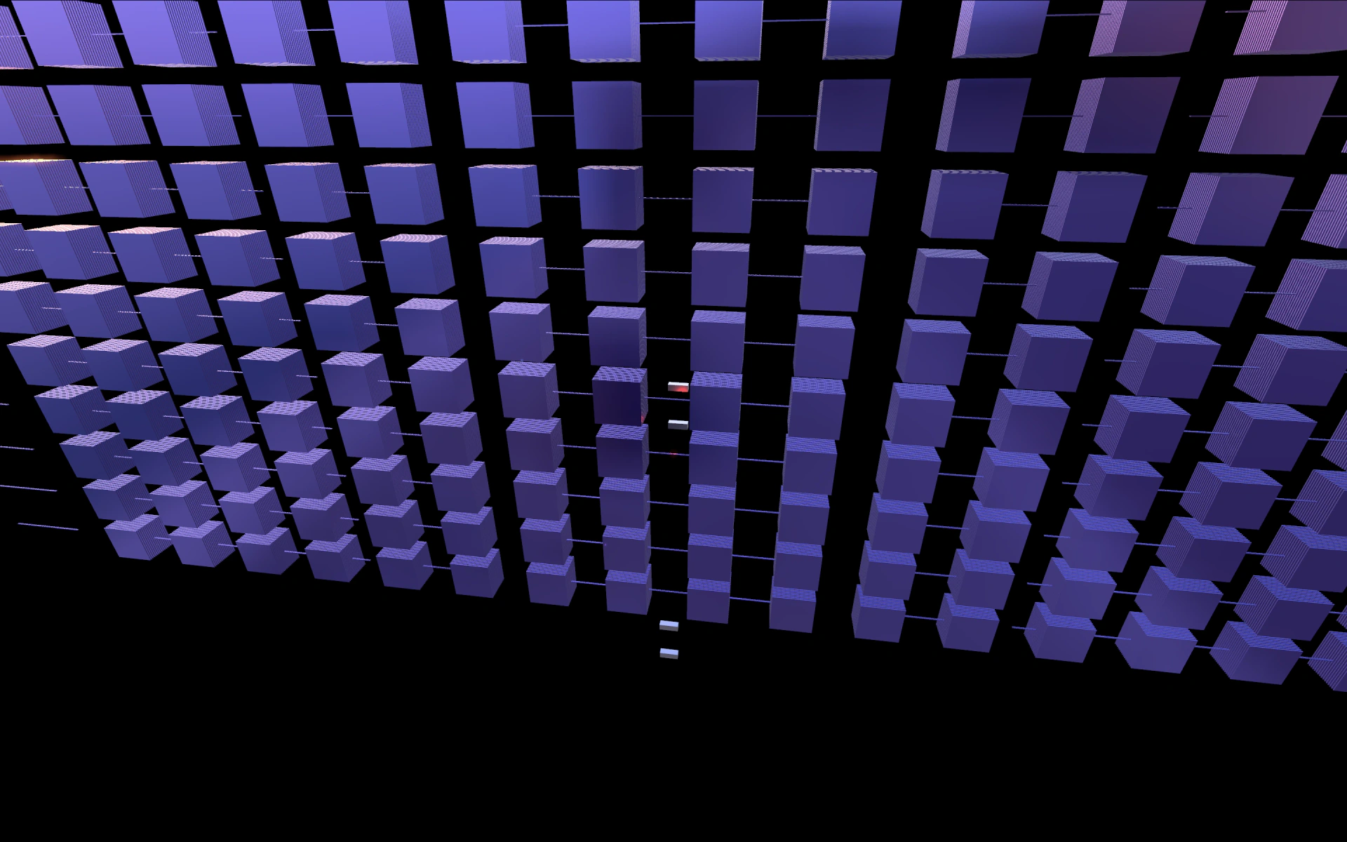 SoTA: purple close-up of the projection structure. Artwork by Jeanyoon Choi, Euan Kang, SeJoon Park, Minhyeok Seo, Prof. Yiyun Kang.