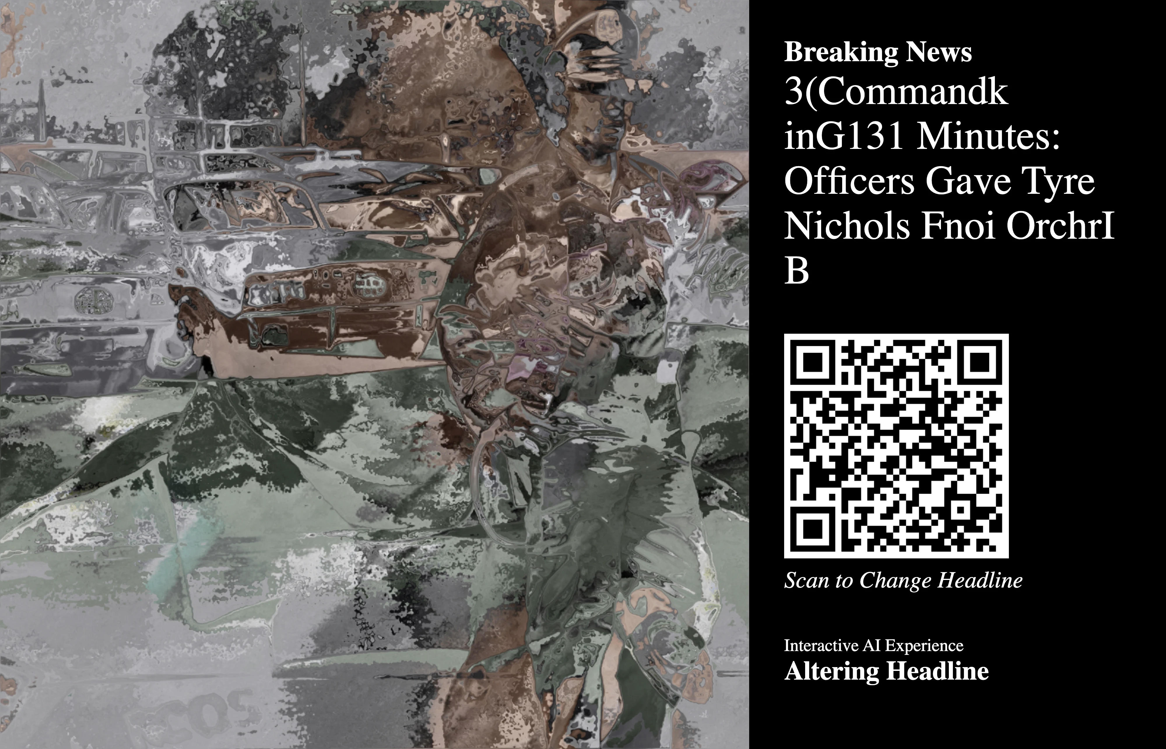 Altering Headline (2023), documentation image 1, from Jeanyoon Choi's experiments.
