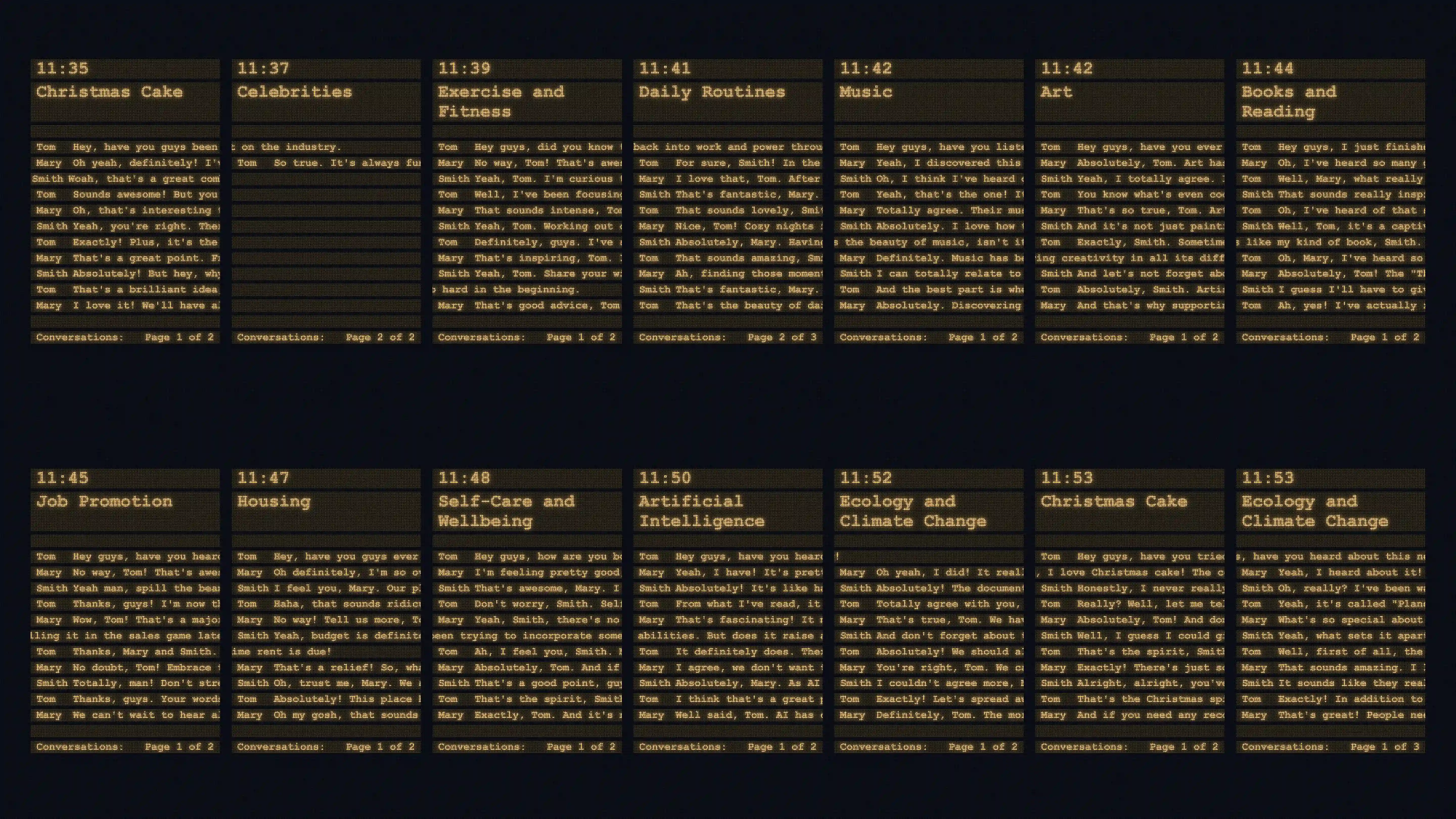 Das Gerede (2023), documentation image 2, from Jeanyoon Choi's experiments.