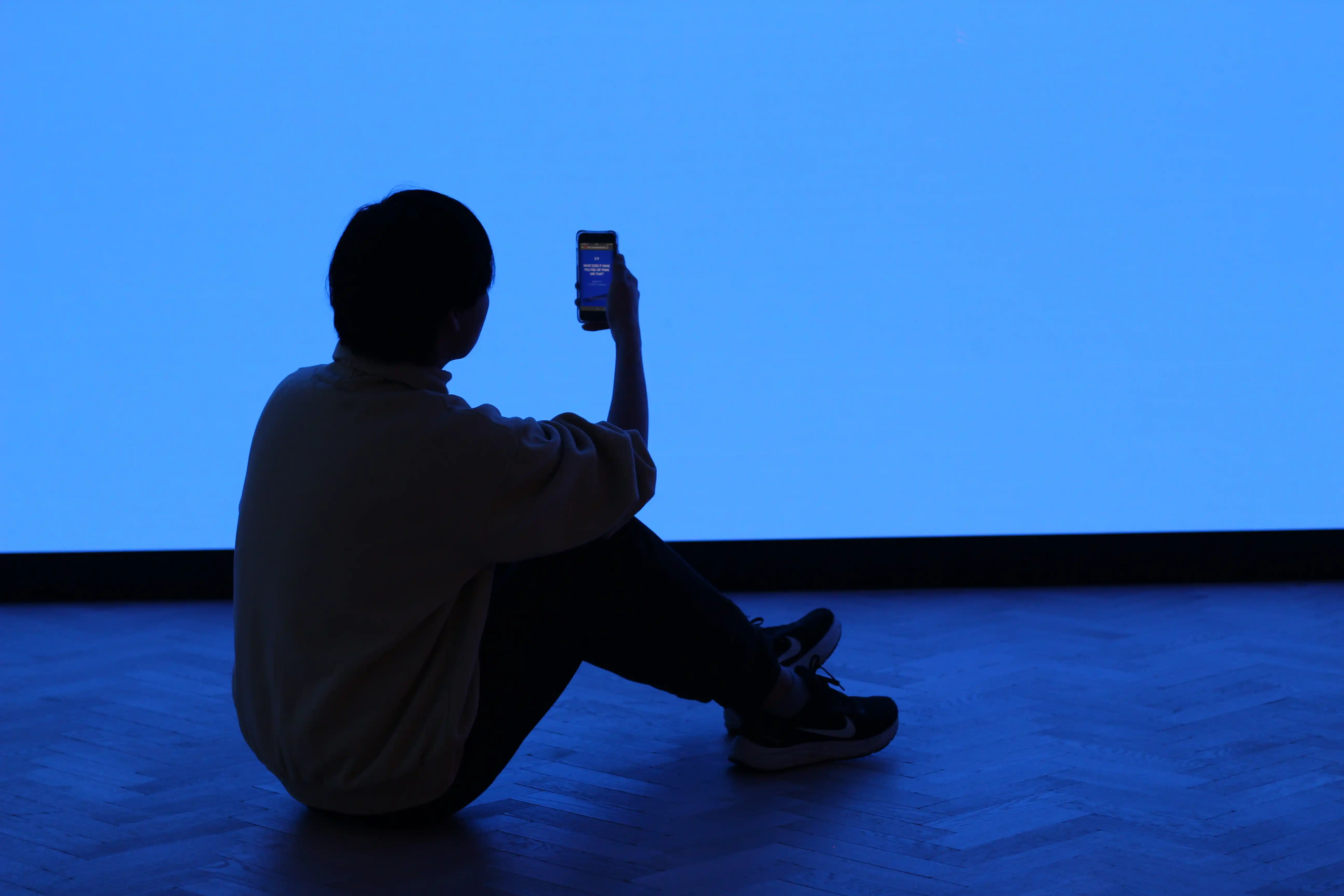 Death of Blue Screen (2024), documentation image 1, from Jeanyoon Choi's experiments.