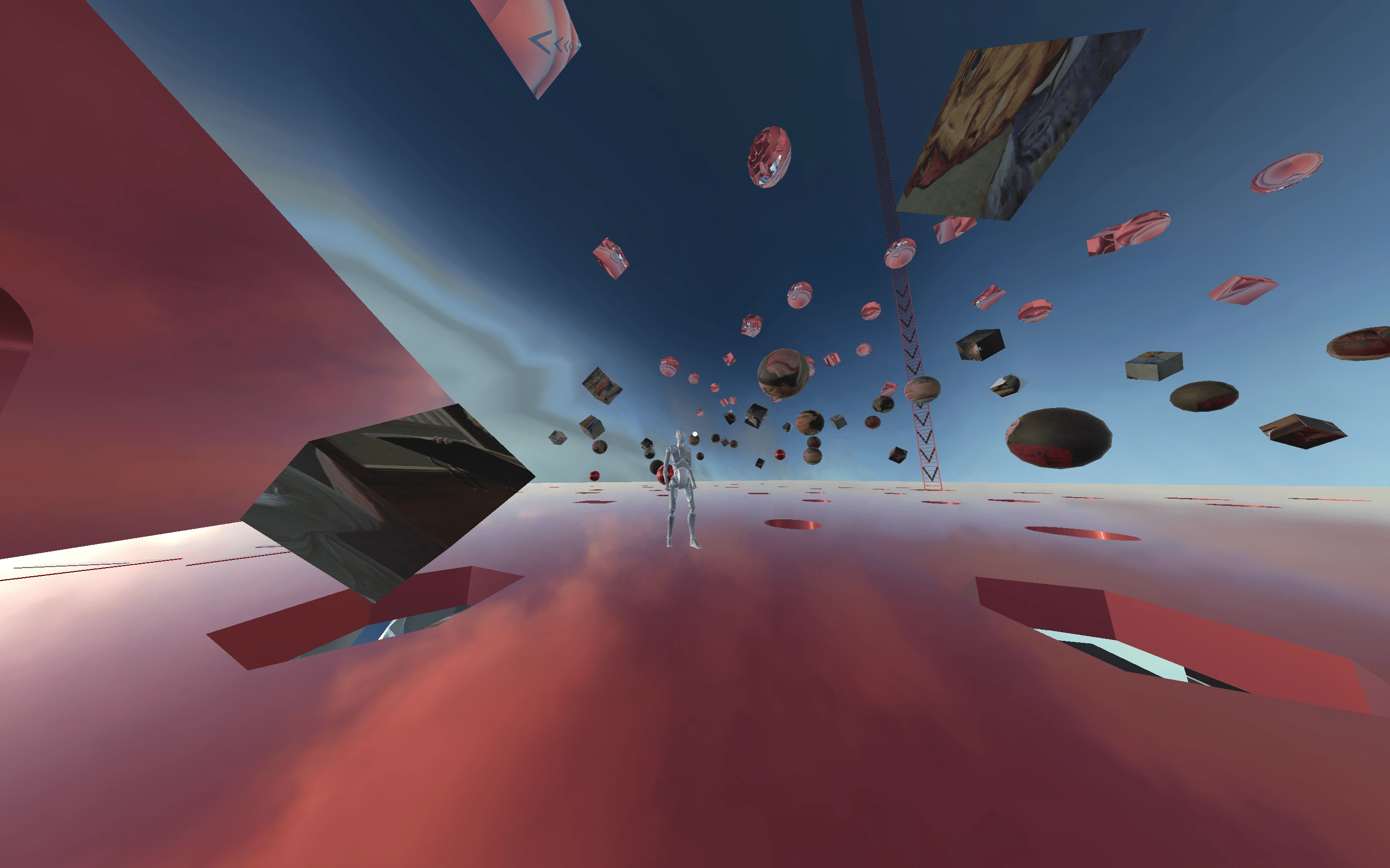 Mirror Mirror on the Wall (2023), documentation image 2, from Jeanyoon Choi's experiments.