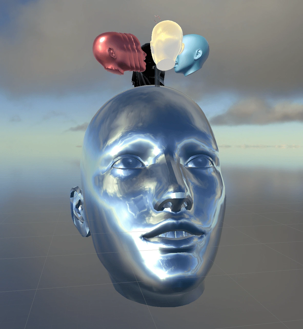 Mirror Mirror on the Wall (2023), documentation image 6, from Jeanyoon Choi's experiments.