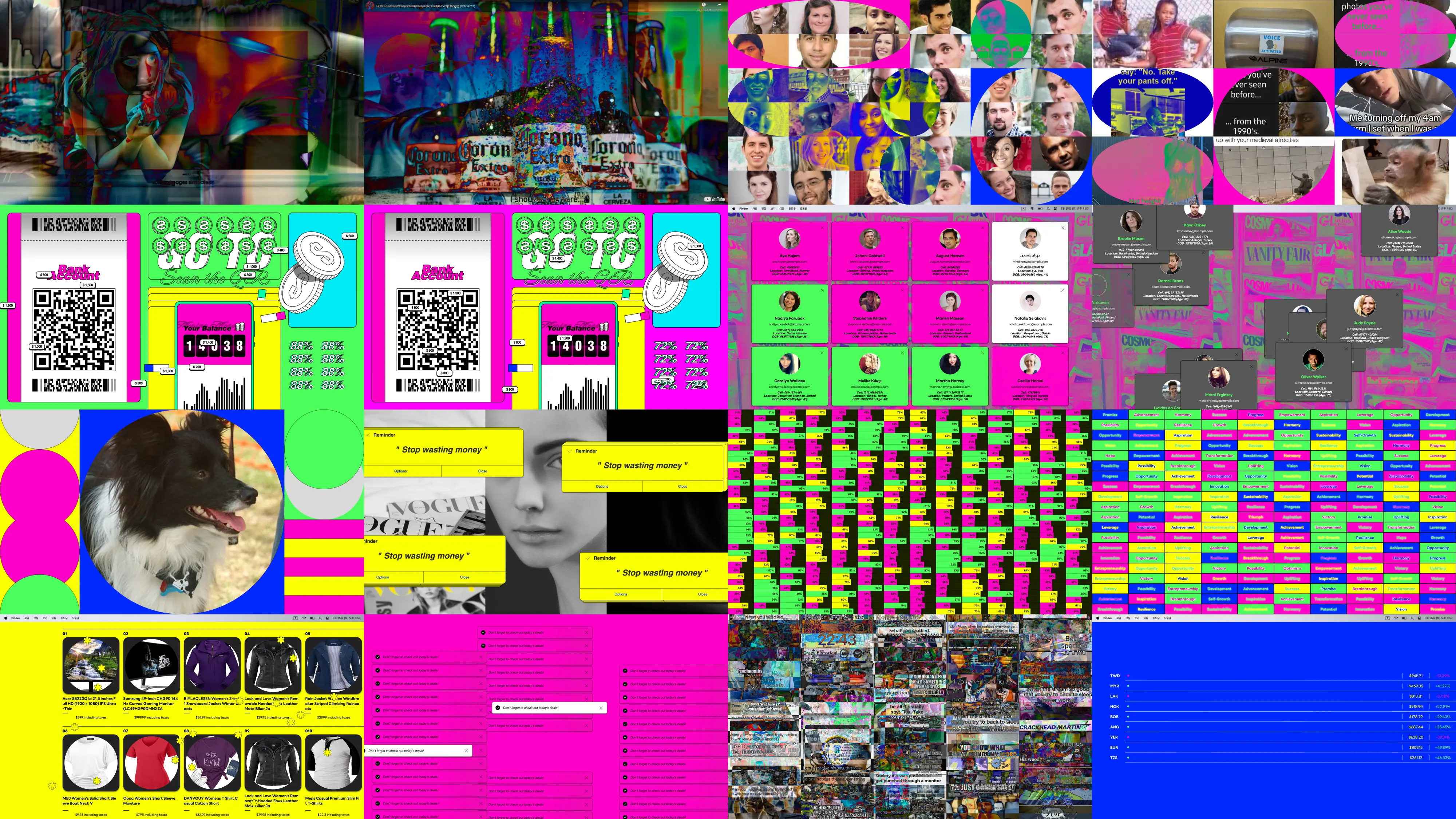The Symphony of Civilisation (2024), documentation image 3, from Jeanyoon Choi's experiments.